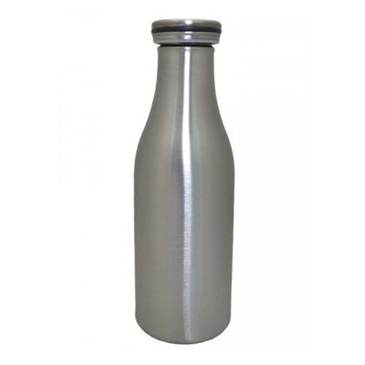 BOTELLA DE ACERO C/TAPA A ROSCA 750 ML