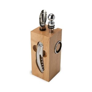 Set Vino Bloque cuatro accesorios