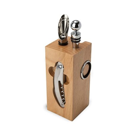 Set Vino Bloque cuatro accesorios