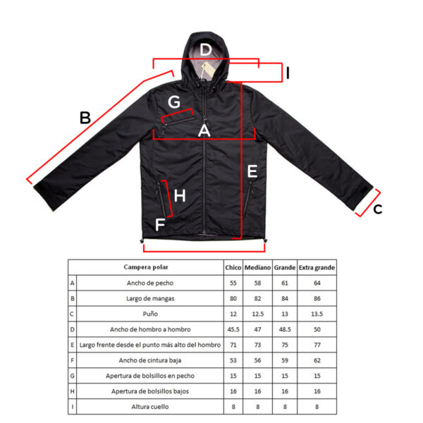 Campera Windbreaker Cardon - Imagen 3