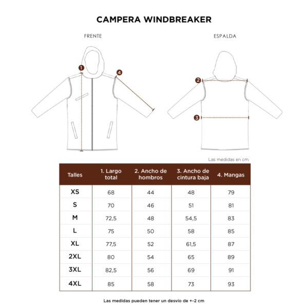 Campera Windbreaker Cardon - Imagen 4