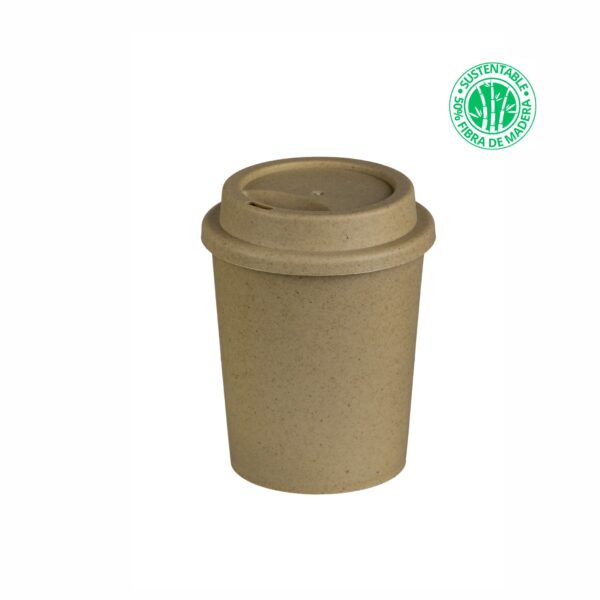 JARRO TERMICO MUGG CAFE * LINEA SUSTENTABLE BAMBU - Imagen 3