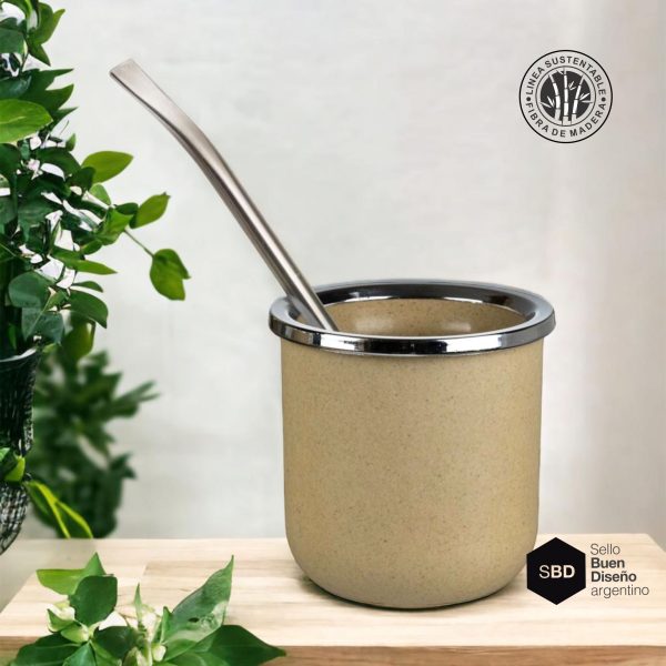 MATE SILVER * LINEA SUSTENTABLE BAMBU - Imagen 2