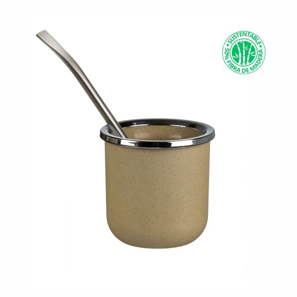 MATE SILVER * LINEA SUSTENTABLE BAMBU - Imagen 3