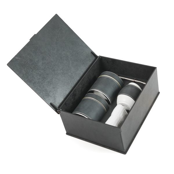BOX M SET MATE CON 2 LATAS 8 CM Y SERVILLETA C/ FLOTANTE - Imagen 4