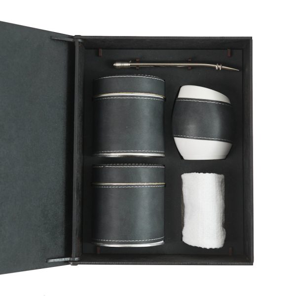 BOX M SET MATE CON 2 LATAS 8 CM Y SERVILLETA C/ FLOTANTE - Imagen 5