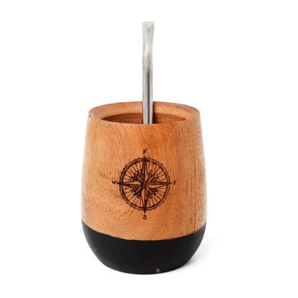 MATE MADERA CON GRABADO Y BASE PINTADA SKU LE0009 - Imagen 5