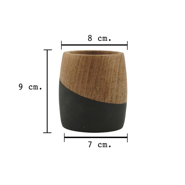 MATE MADERA CON GRABADO Y BASE PINTADA SKU LE0009 - Imagen 6