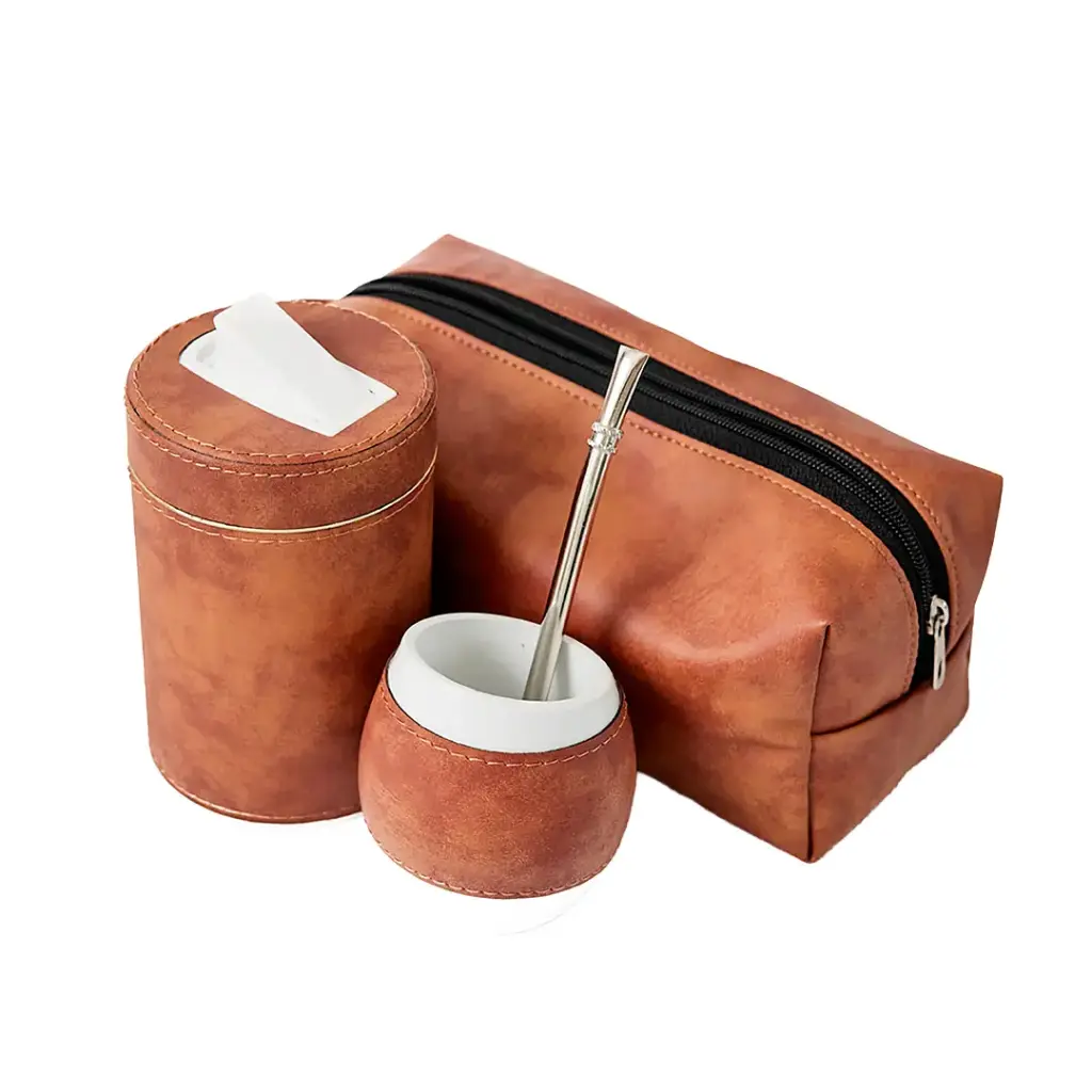 Neceser con Mate, bombilla y yerbera - Imagen 2
