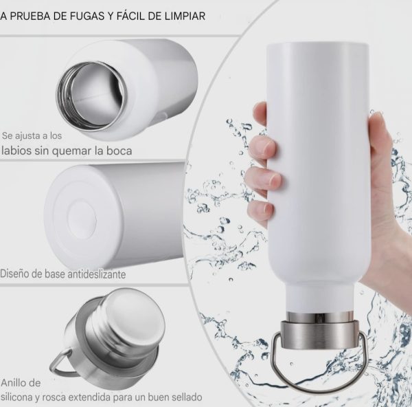 Botella termica doble capa con  Acero inox Código: 9627 - Imagen 2