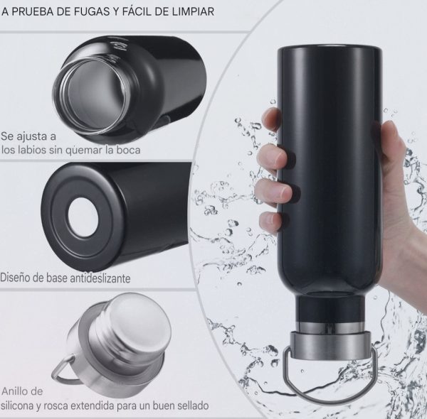 Botella termica doble capa con  Acero inox Código: 9627 - Imagen 5