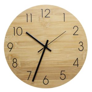 Reloj Pared en Bamboo HL7695