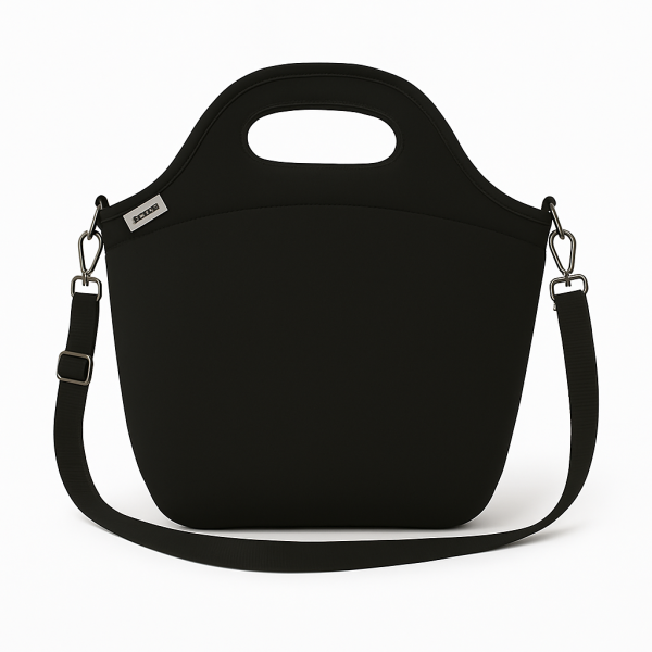 Lunchera Térmica de Neoprene Negra