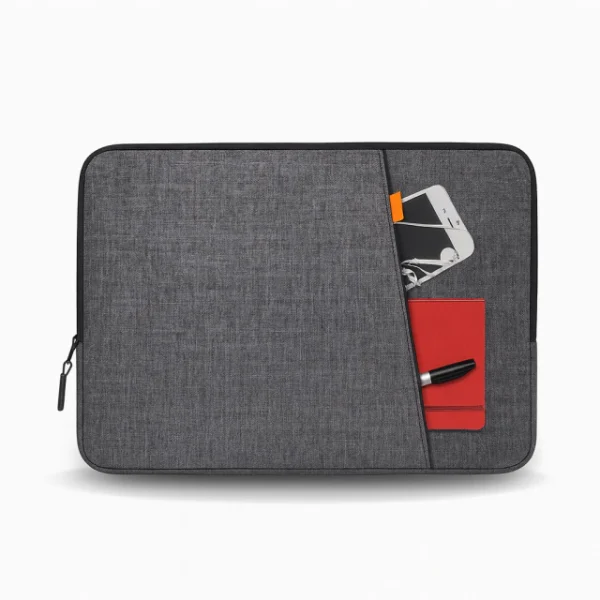 FUNDA PORTA Notebook Cordura C/Bolsillo | Gris - Imagen 10