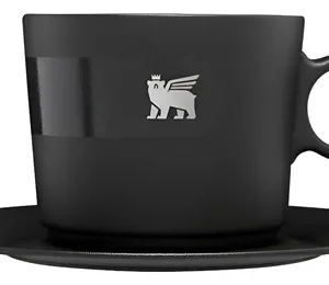 Taza Stanley Daybreak Cup + Plato 192ml Negro Daybreak + Plato