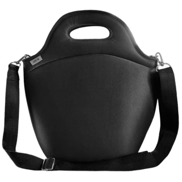 Lunchera Térmica de Neoprene Negra - Imagen 4