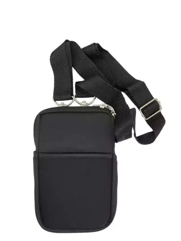 Bandolera Porta Celular Negro - Imagen 8