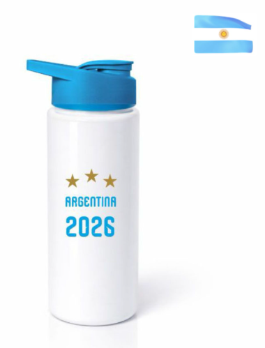 BOTELLA RECTA SPORT ARGENTINA MUNDIAL