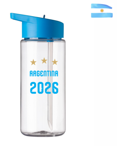 BOTELLA RECTA FLIP ARGENTINA MUNDIAL