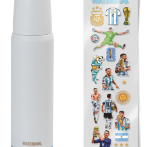 Termo Waterdog Obus - Edición Mundial + Stickers Selección Argentina+ Stickers isologo