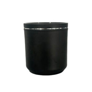 Mate Viajero Vidrio Soft Touch Aro Cromado
