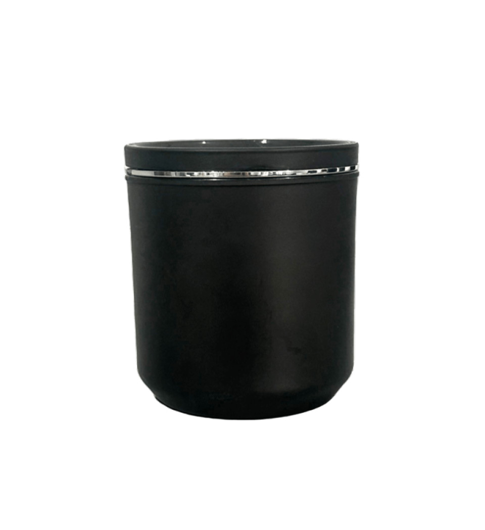 Mate Viajero Vidrio Soft Touch Aro Cromado