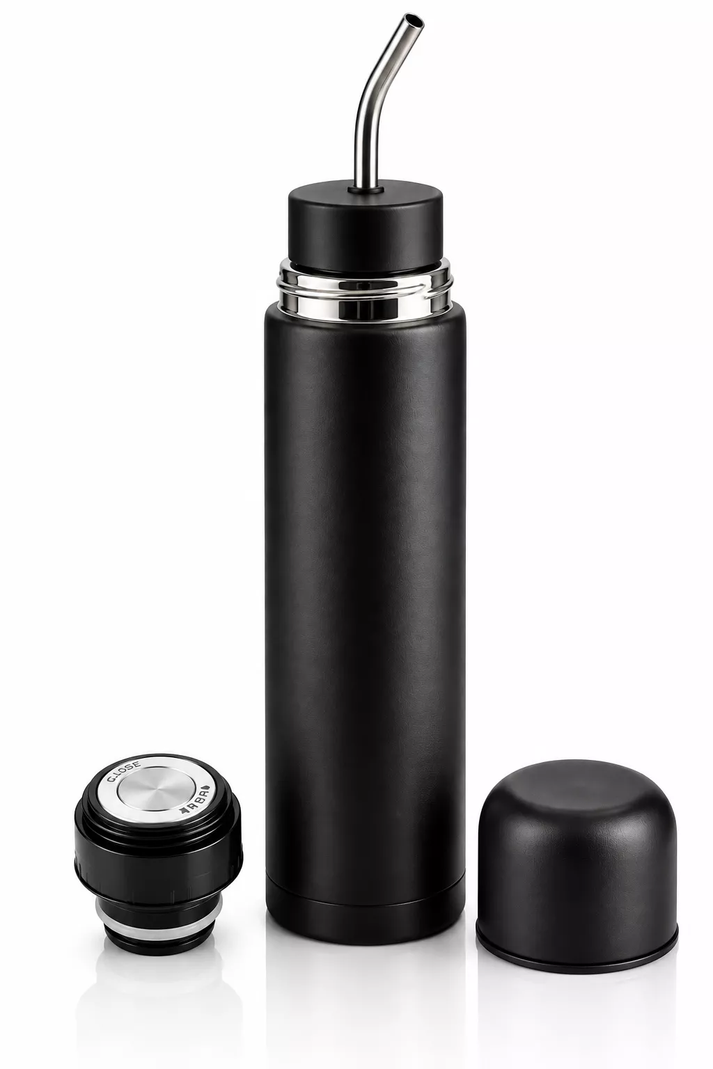 Termo Autocebante Mate Listo 750ml Acero Inox Matero 2 En 1