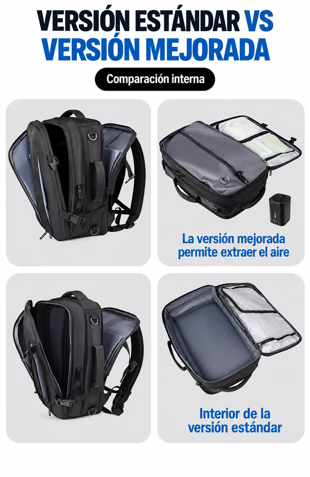 Mochila Vaccum compresión al vacio - Imagen 4